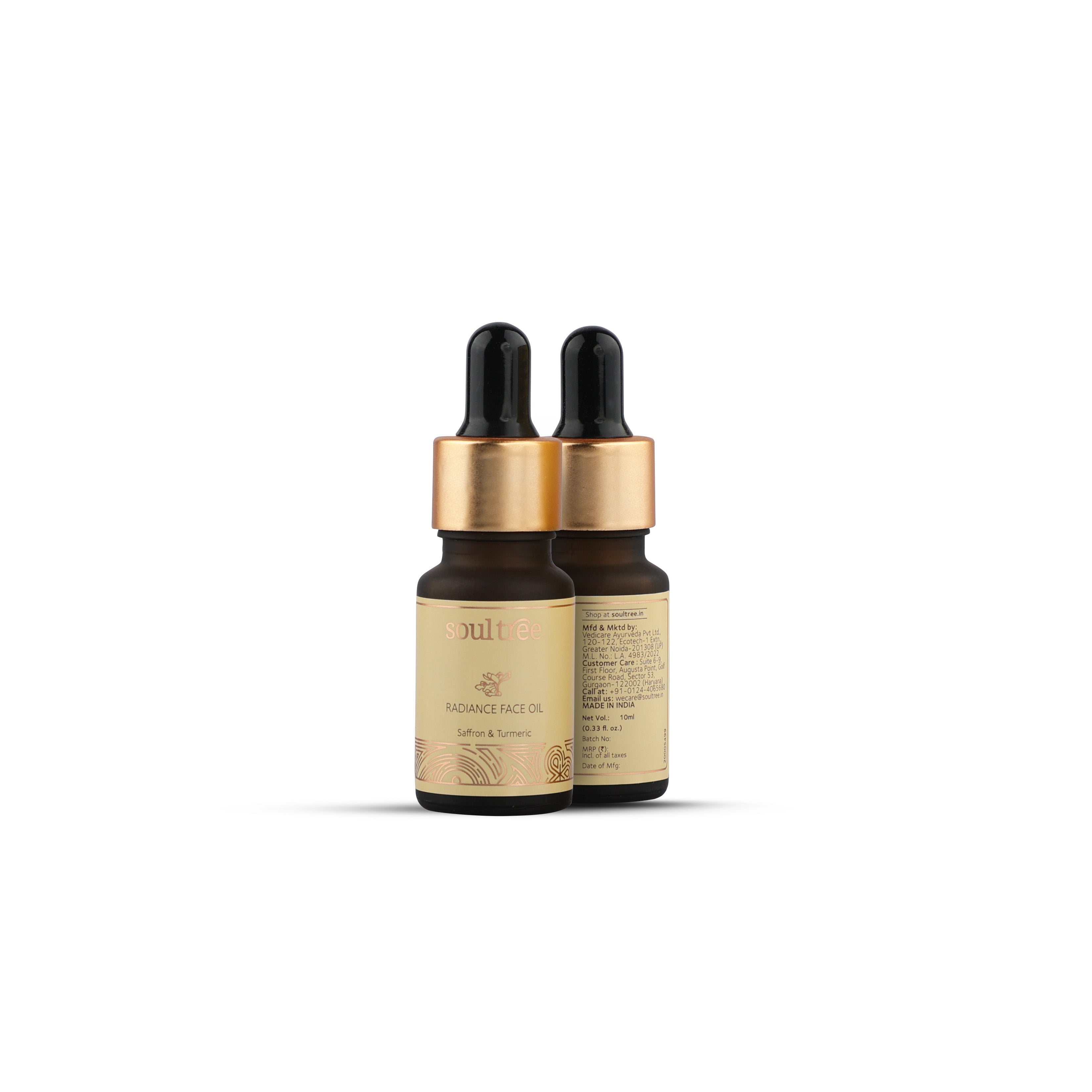 Radiance Face Oil with Saffron & Turmeric - SoulTree