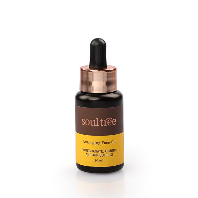 Anti-Aging Face Oil with Pomegranate, Almond & Apricot Oils