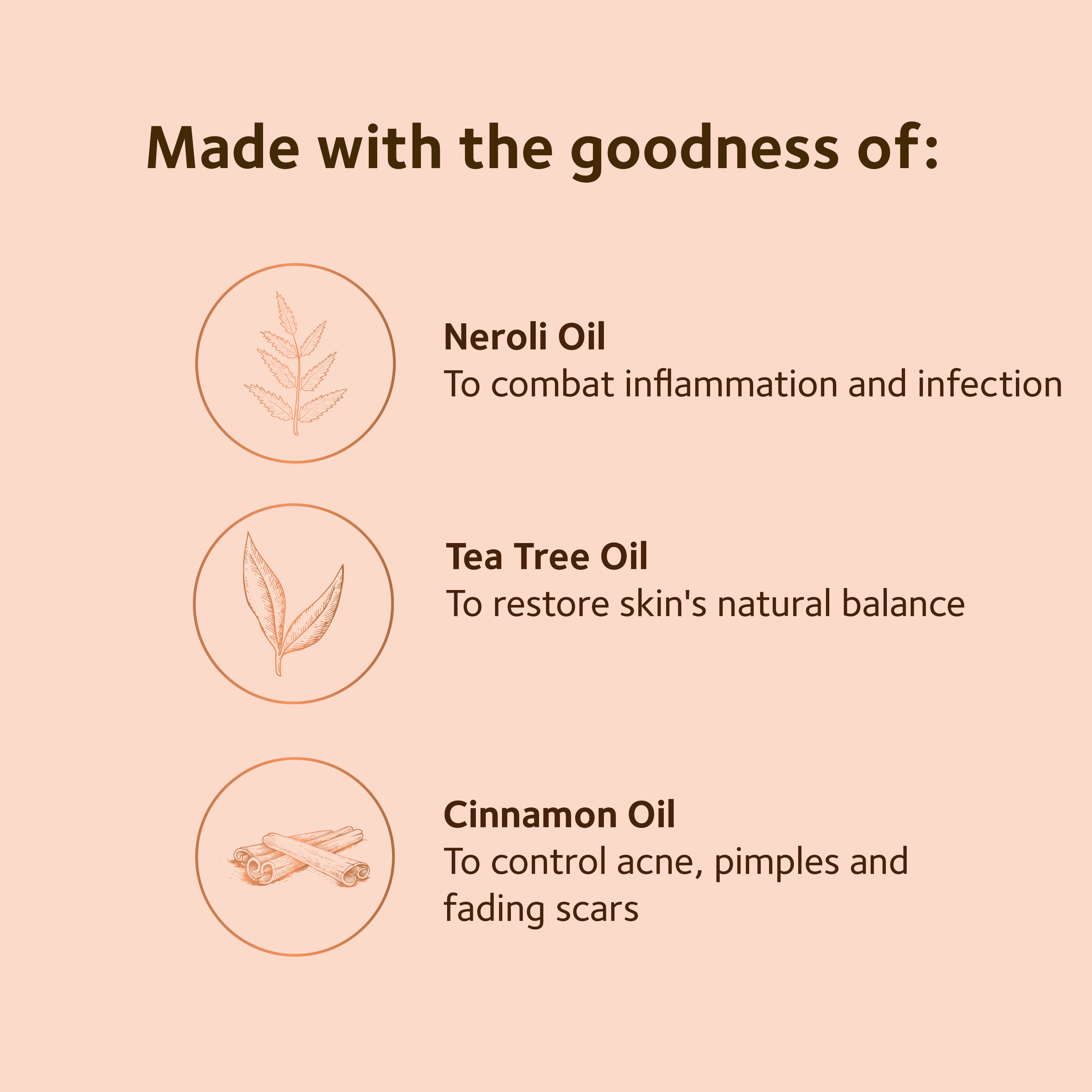 Anti-Acne Oil With Neroli, Tea Tree & Cinnamon Oil (Spot Treatment) - SoulTree