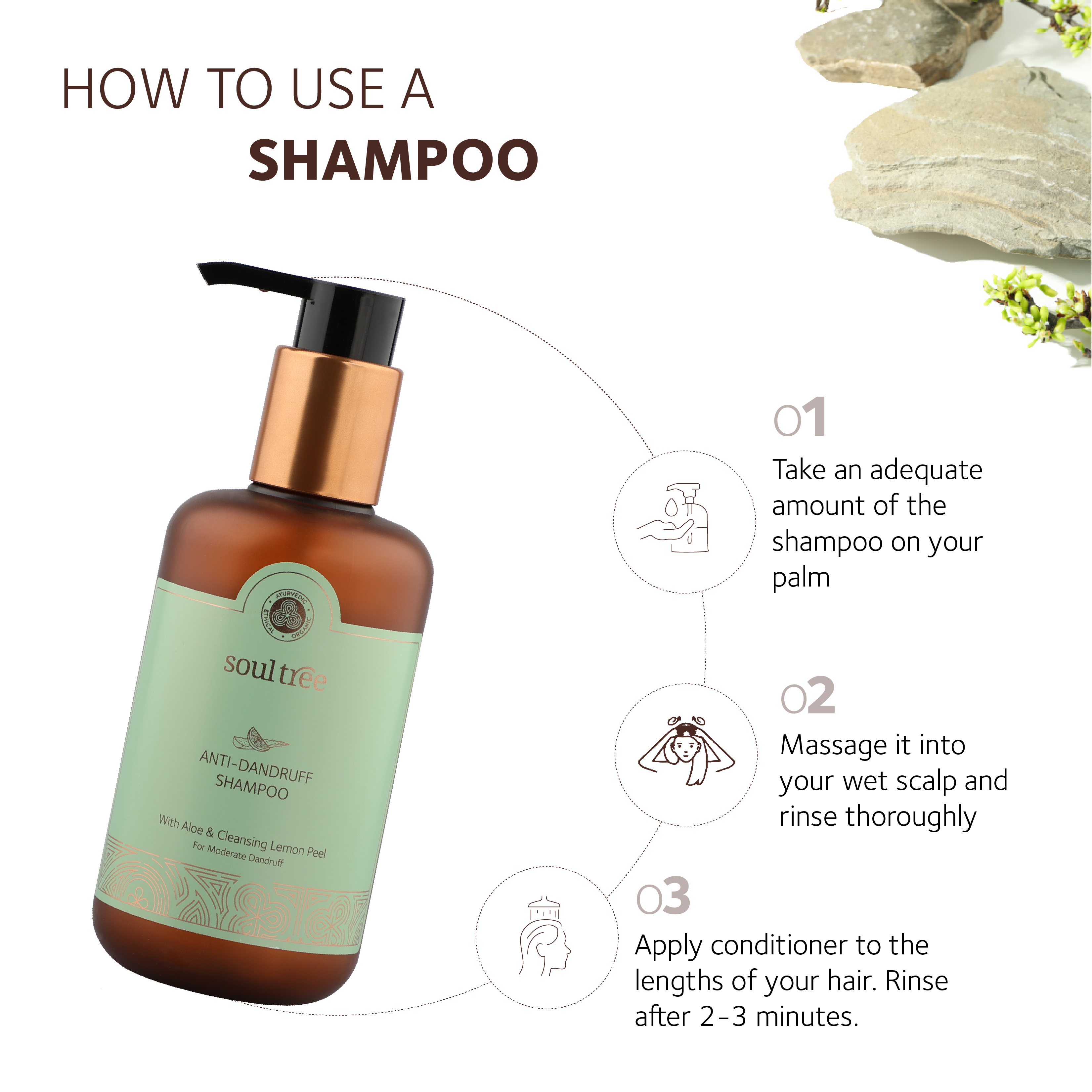 Anti-Dandruff Shampoo with Aloe & Cleansing Lemon Peel