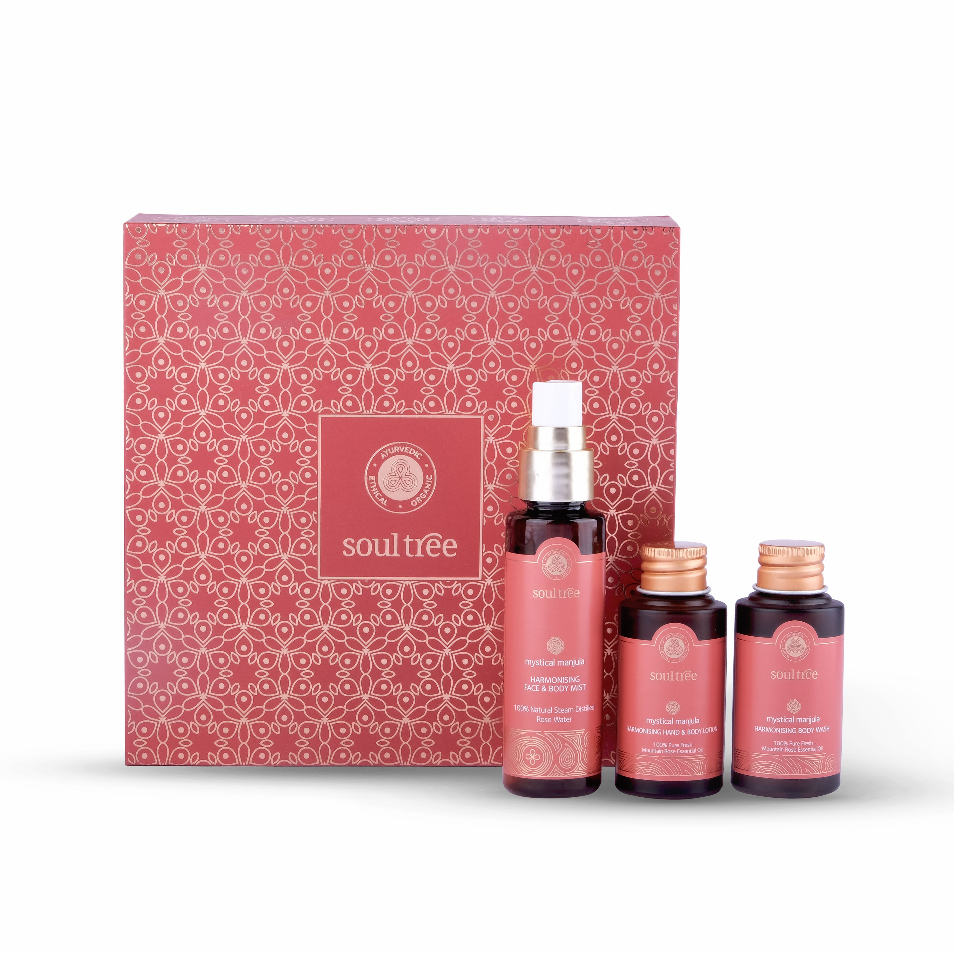 Mystical Manjula Rose Essentials Harmonising Body Care Mini Box