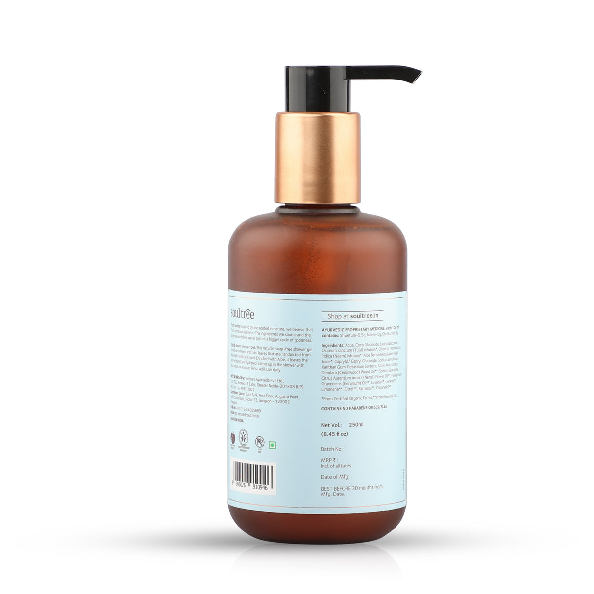 Tulsi & Protective Neem Shower Gel Shower Gel SoulTree