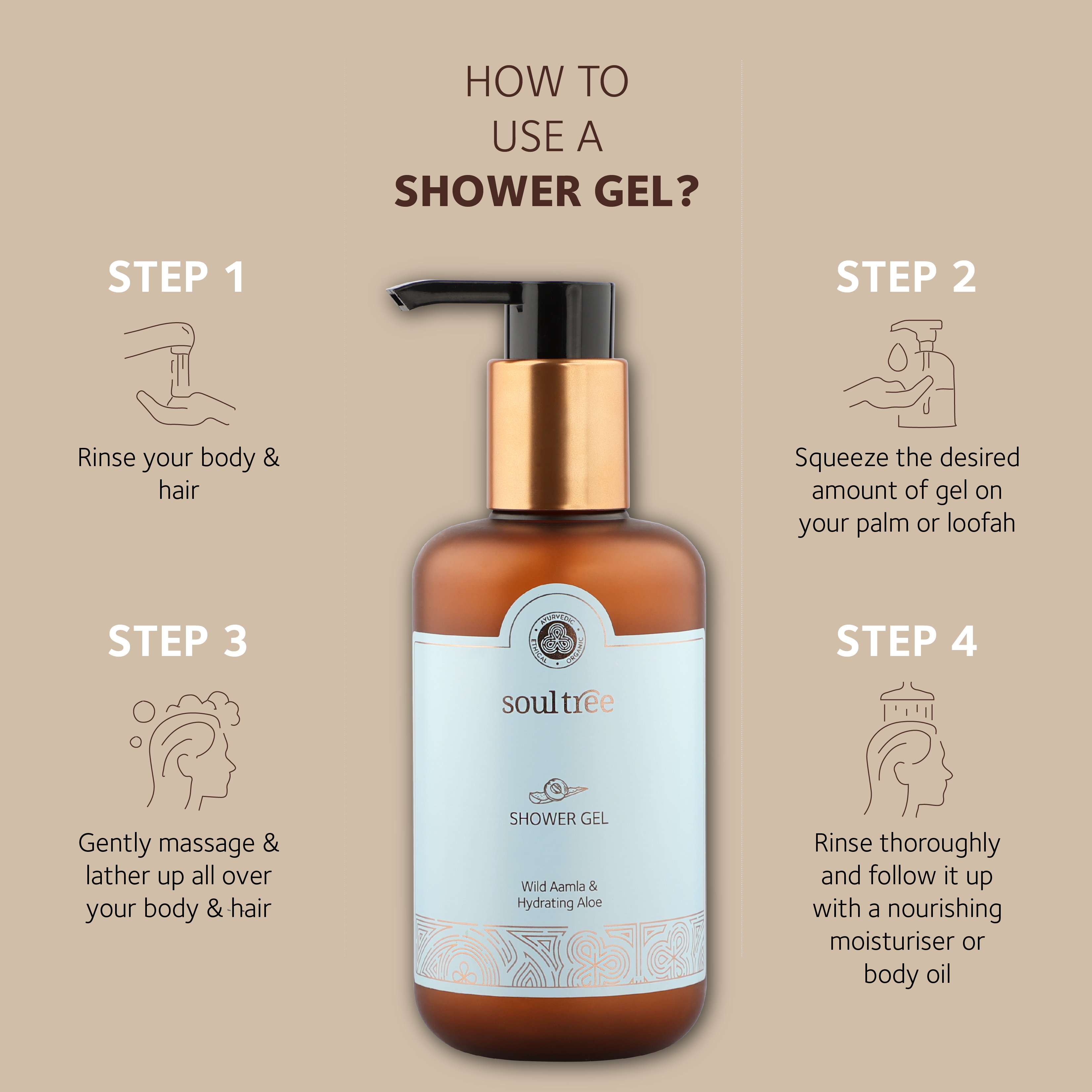 All over discount shower gel