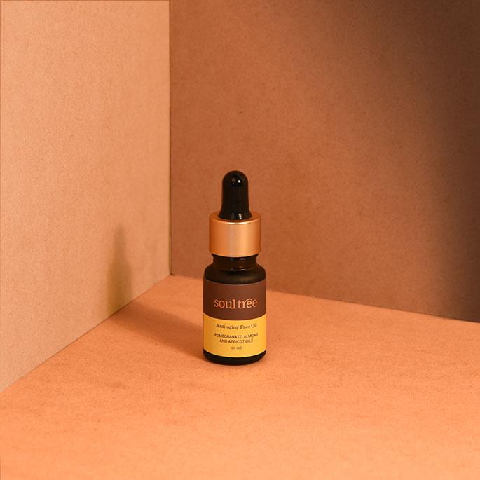Anti-Aging Face Oil with Pomegranate, Almond & Apricot Oils