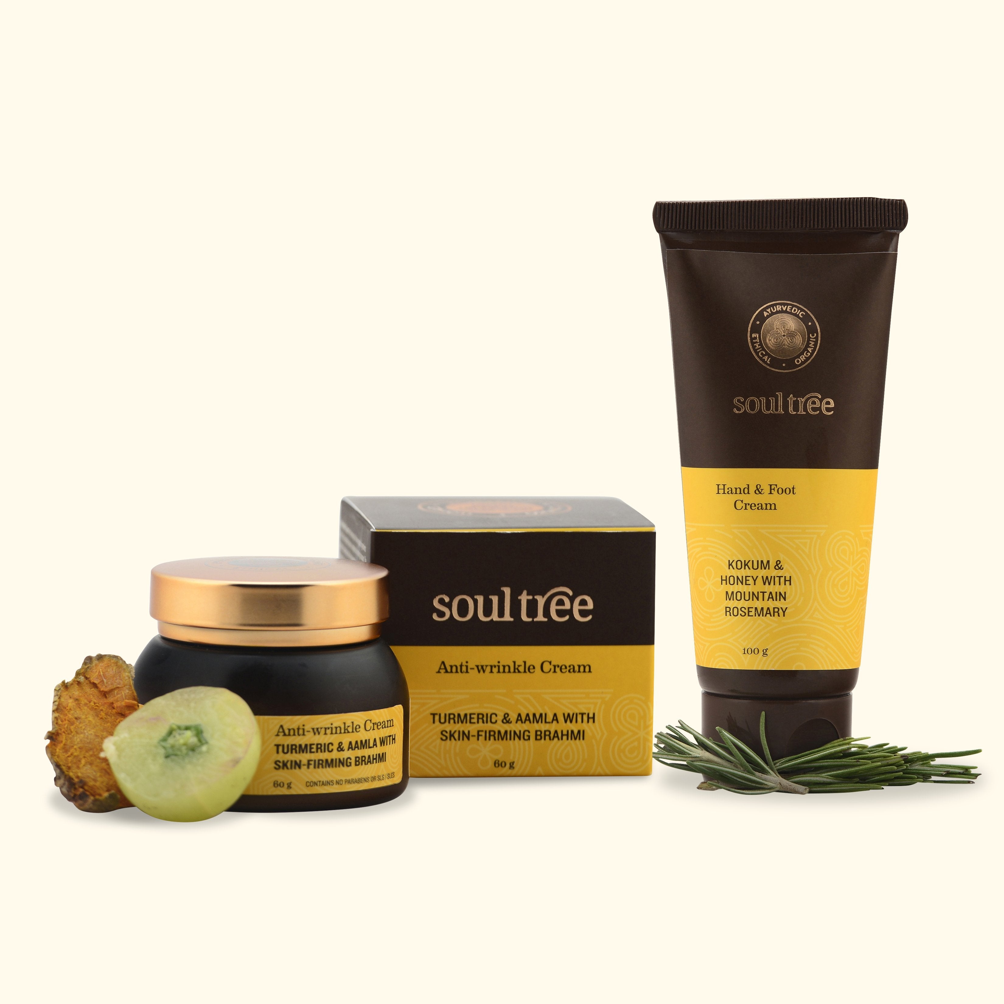 Hand and Foot Cream & Anti Wrinkle Cream Set - SoulTree